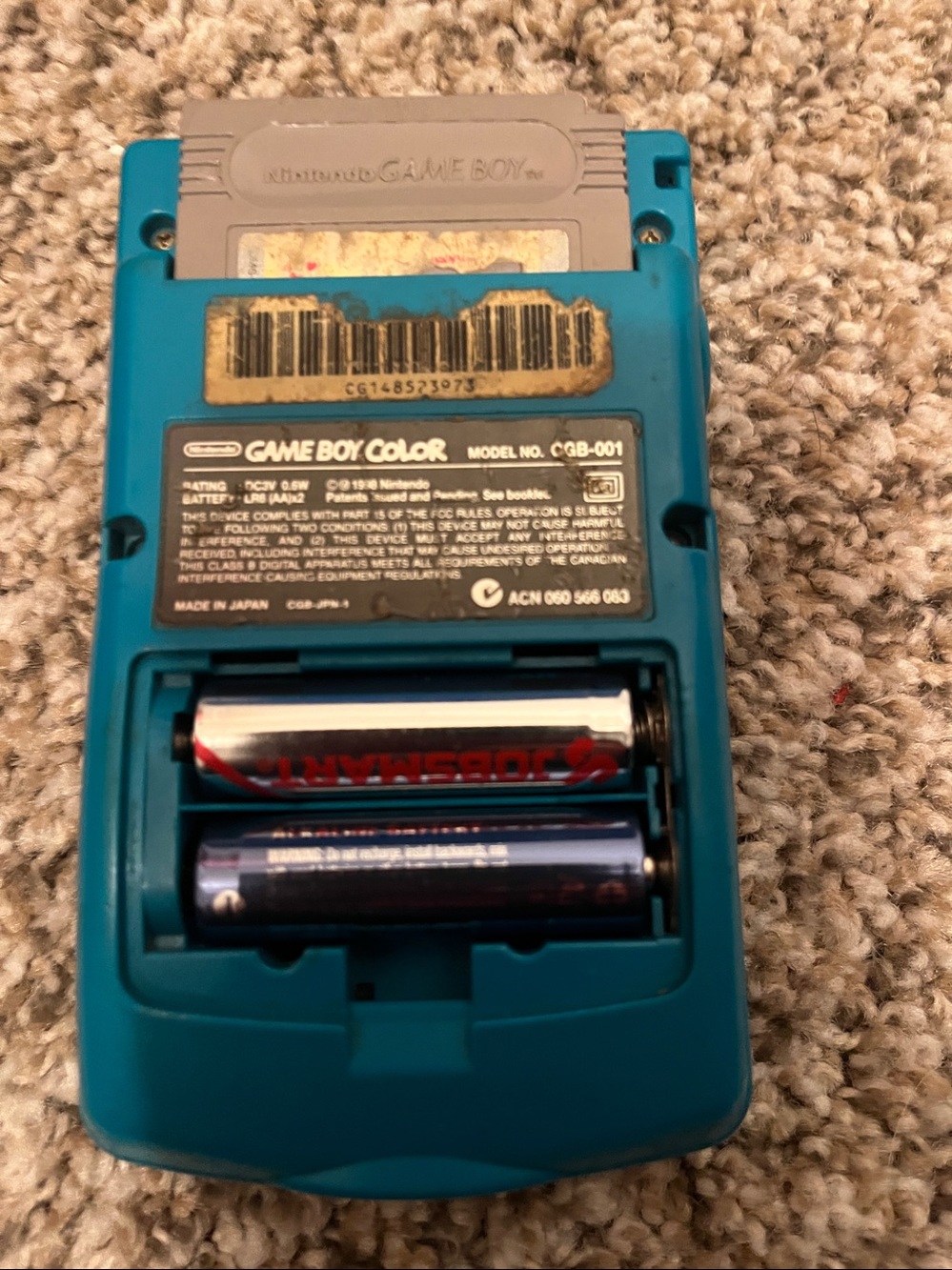 Nintendo Game Boy Color - Teal Handheld - Picture 2 of 4